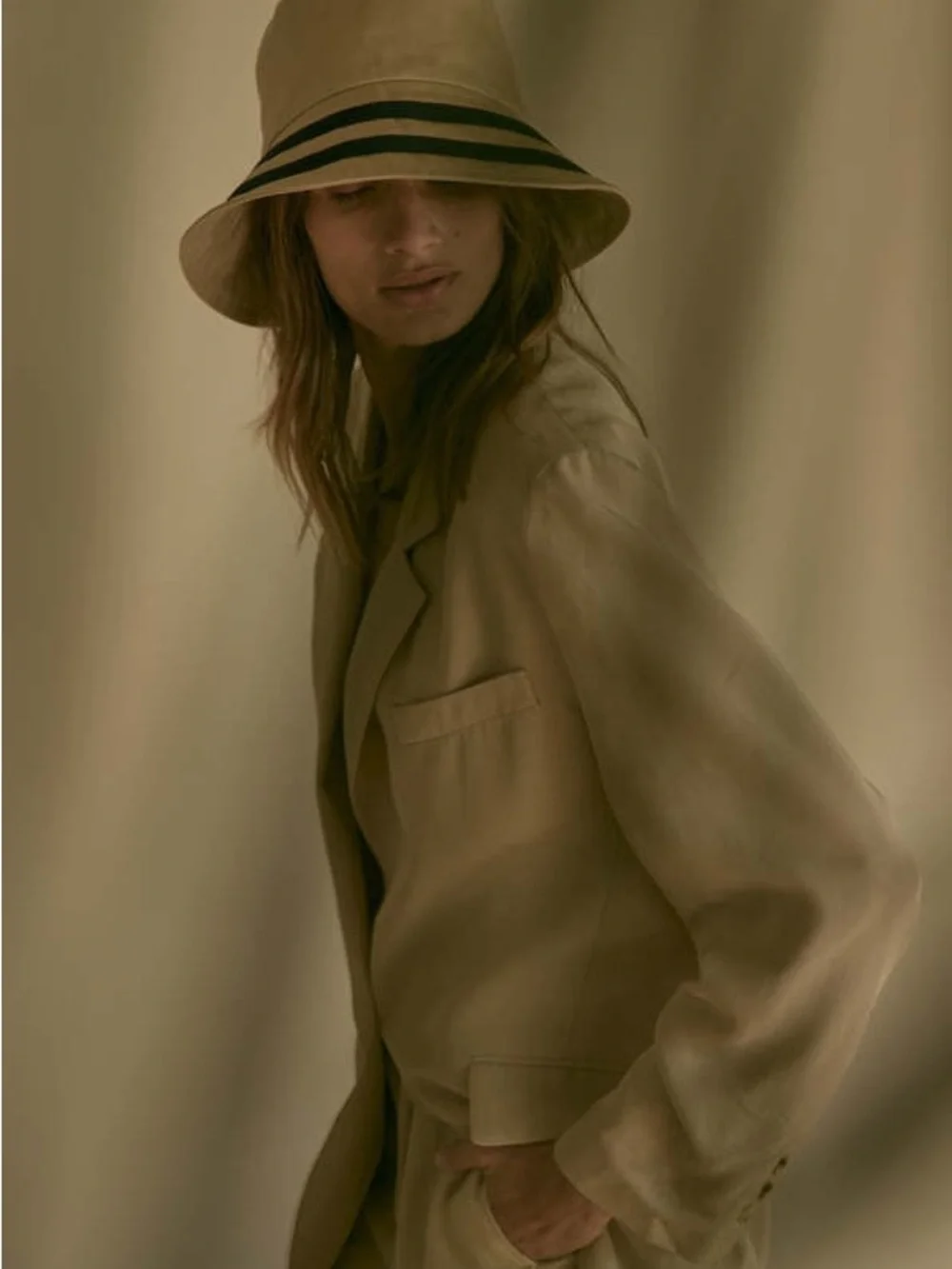 Janessa Leone Colton cotton bucket hat - Picture 2 of 13